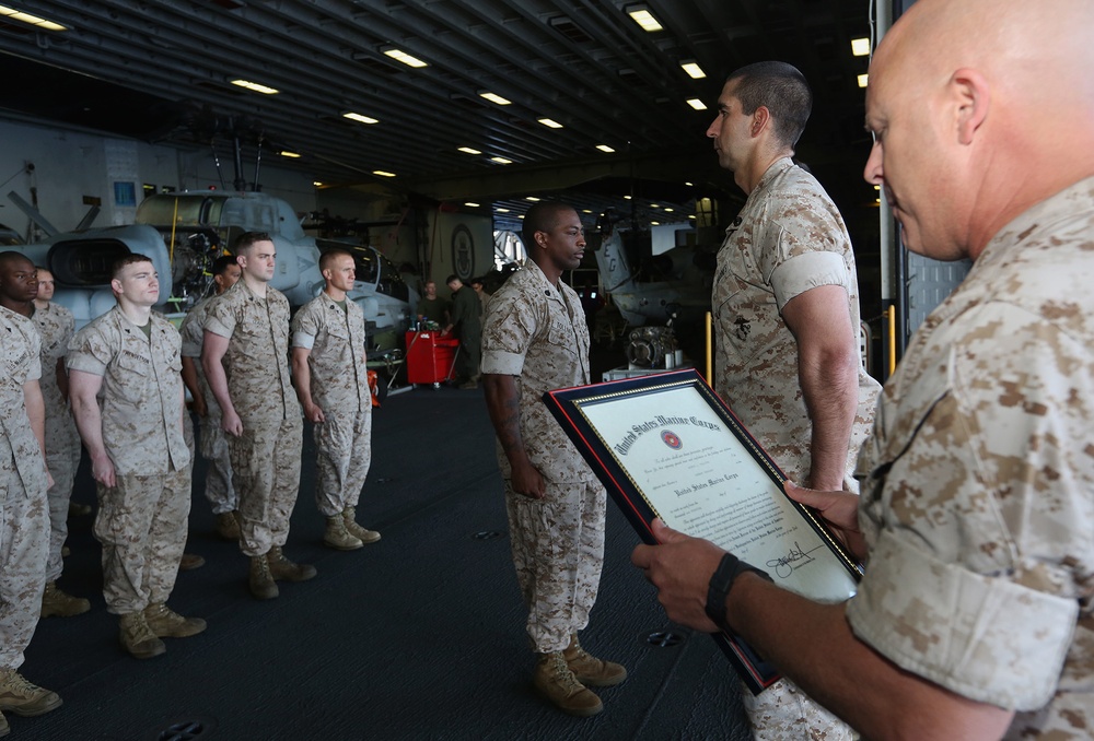 Gunnery Sgt. Tolliver promotion