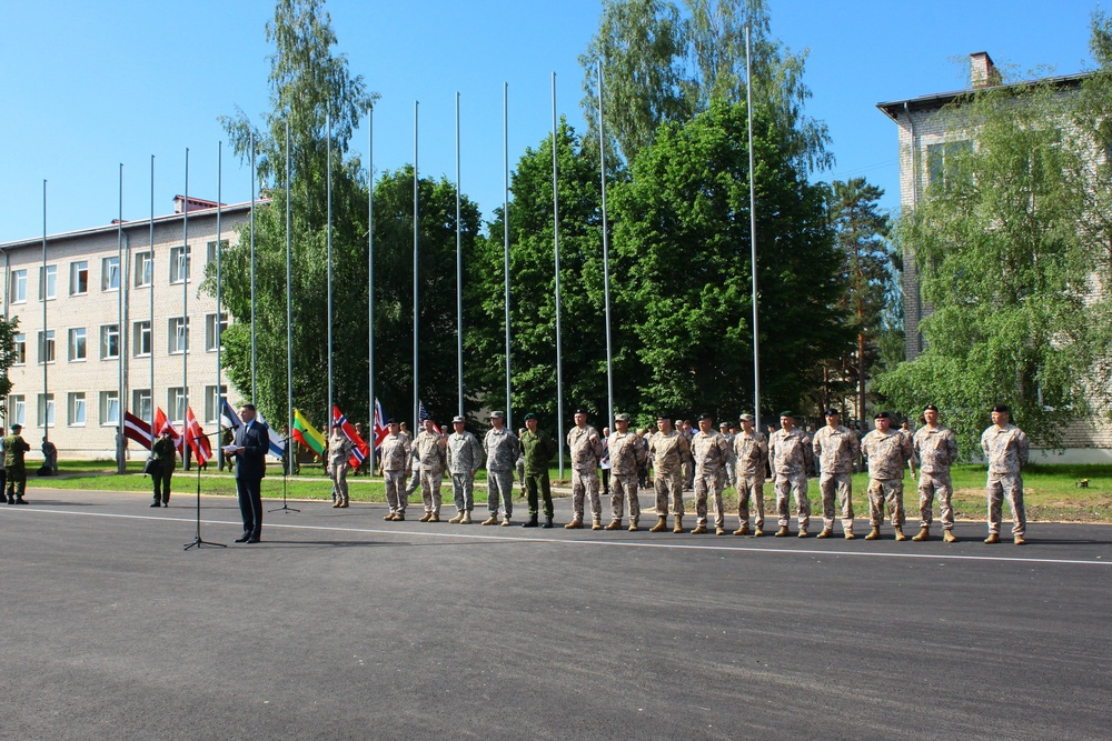 Opening ceremony for Exercise Saber Strike