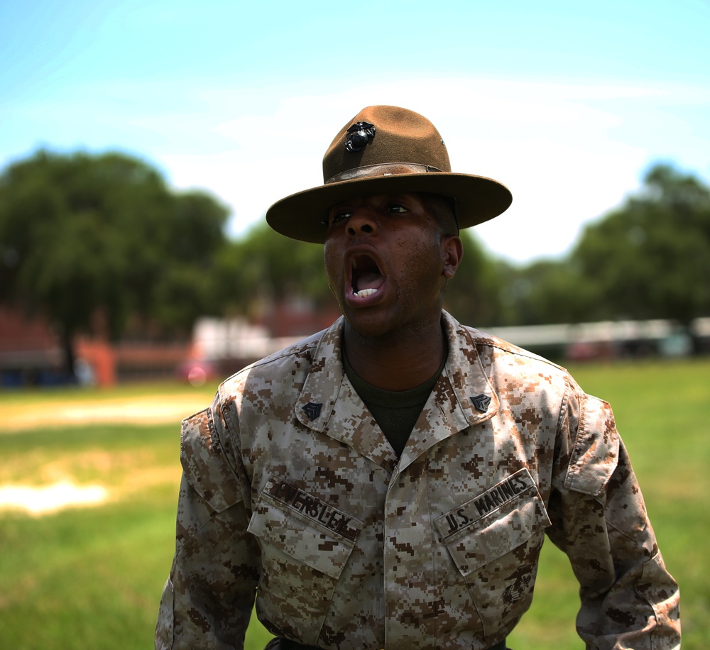Baltimore native a Marine Corps drill instructor on Parris Island