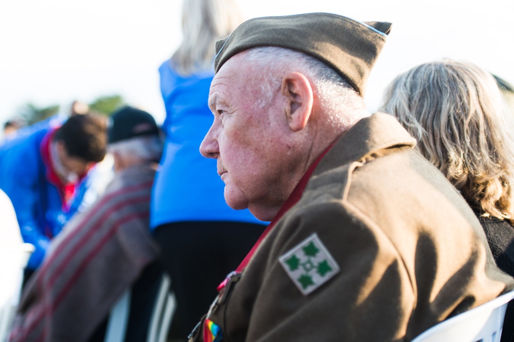 Utah Beach Ceremony