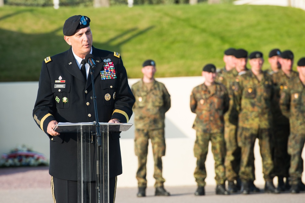 Utah Beach Ceremony