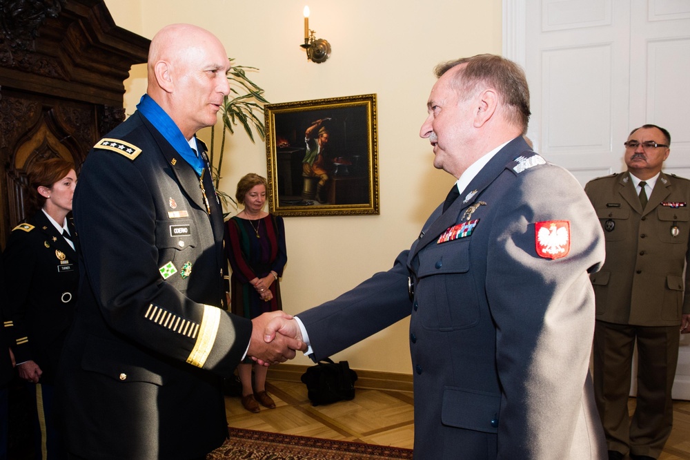 US Army chief of staff visits Poland