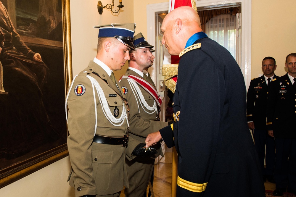 US Army chief of staff visits Poland