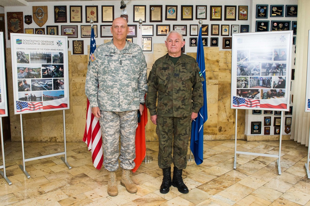 US Army chief of staff visits Poland