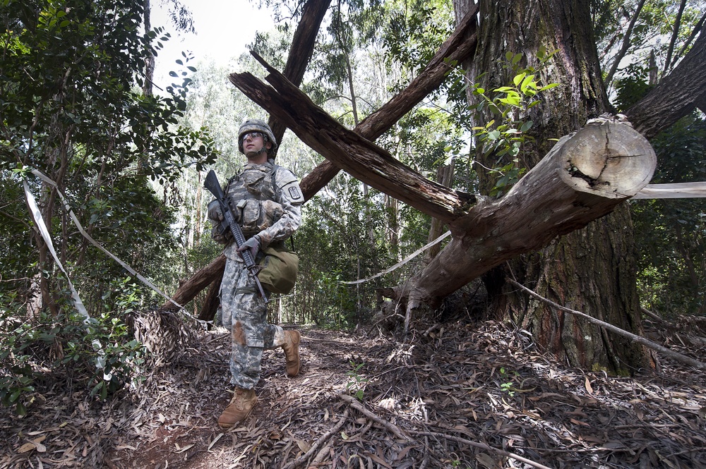 US Army Pacific Soldiers compete during 2014 Warrior Challenge