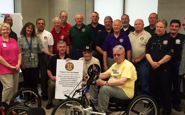 Veteran organizations donate $12K in handcycles to VA Hudson Valley