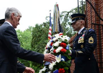 Army leaders launch Army birthday events, present Purple Hearts