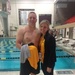 Cara and Sgt. Hasting at swim practice at 2014 US Army Warrior Trials at West Point