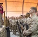 Bonnie Amos addresses Marines at Camp Bastion, Afghanistan