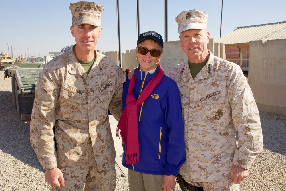 Visiting Camp Leatherneck, Afghanistan