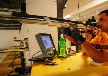 Wounded, ill and injured Soldiers shoot for a spot on the Army Warrior Games teams
