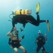 US Navy divers and Belizean Coast Guard divers work together during Southern Partnership Station '14