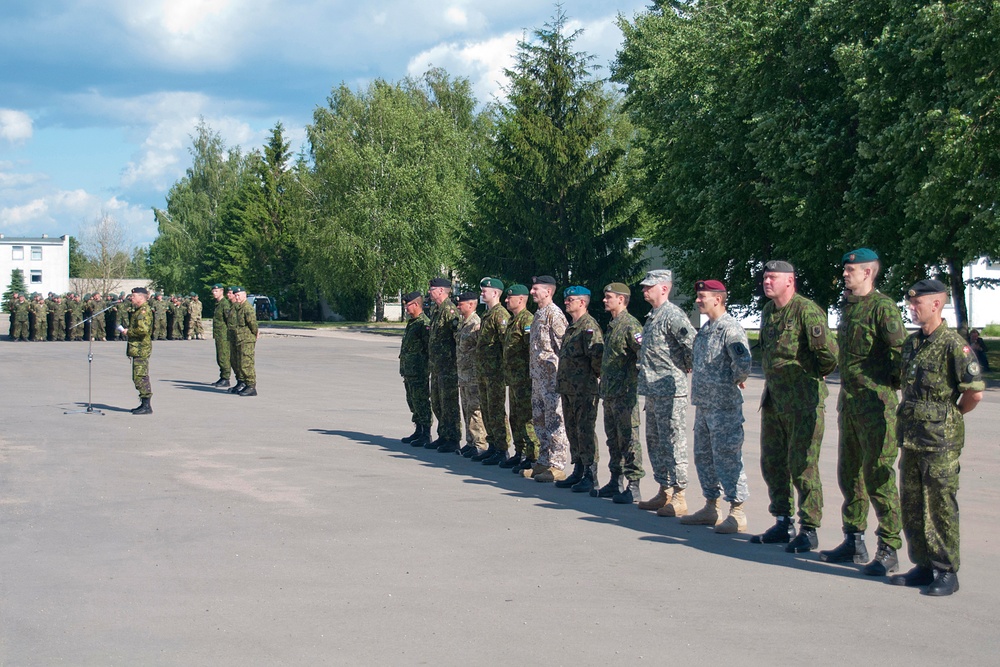 173rd Airborne participates in opening ceremony for Operation Saber Strike 03