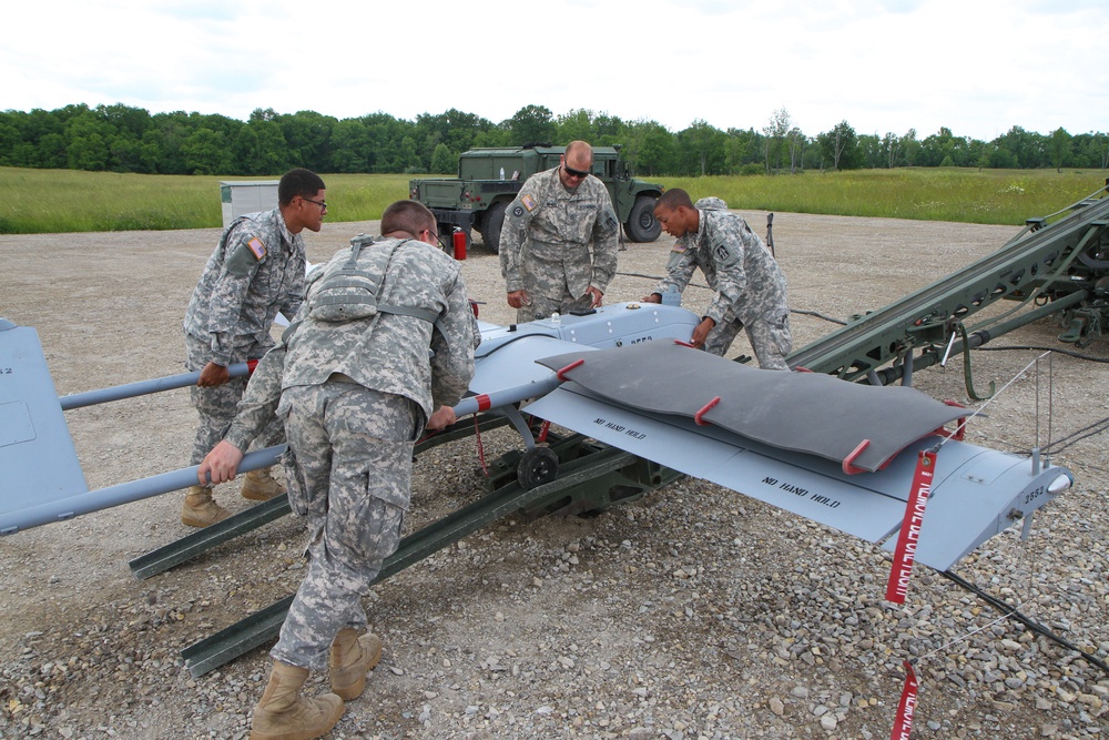 UAV's Support 76th IBCT Training