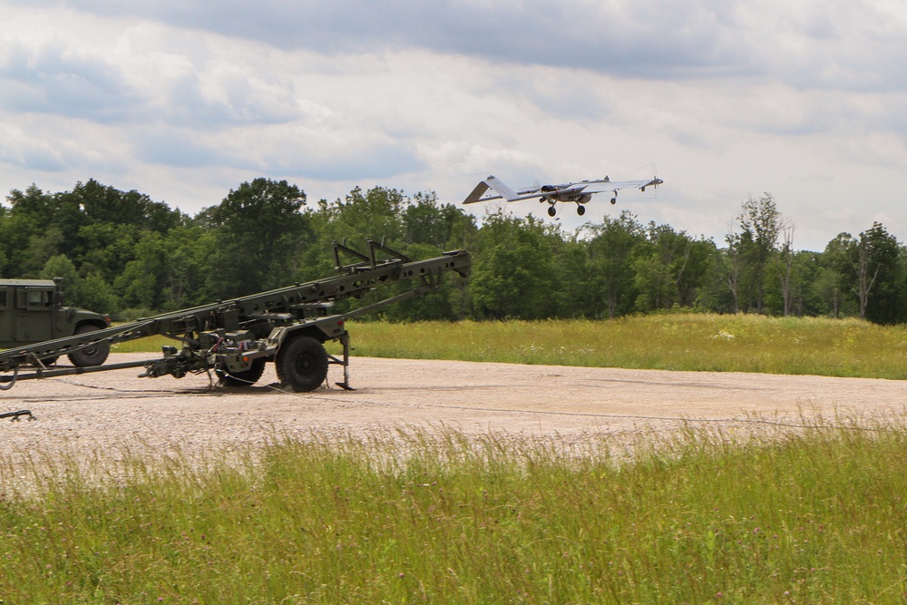 UAV's Support 76th IBCT Training