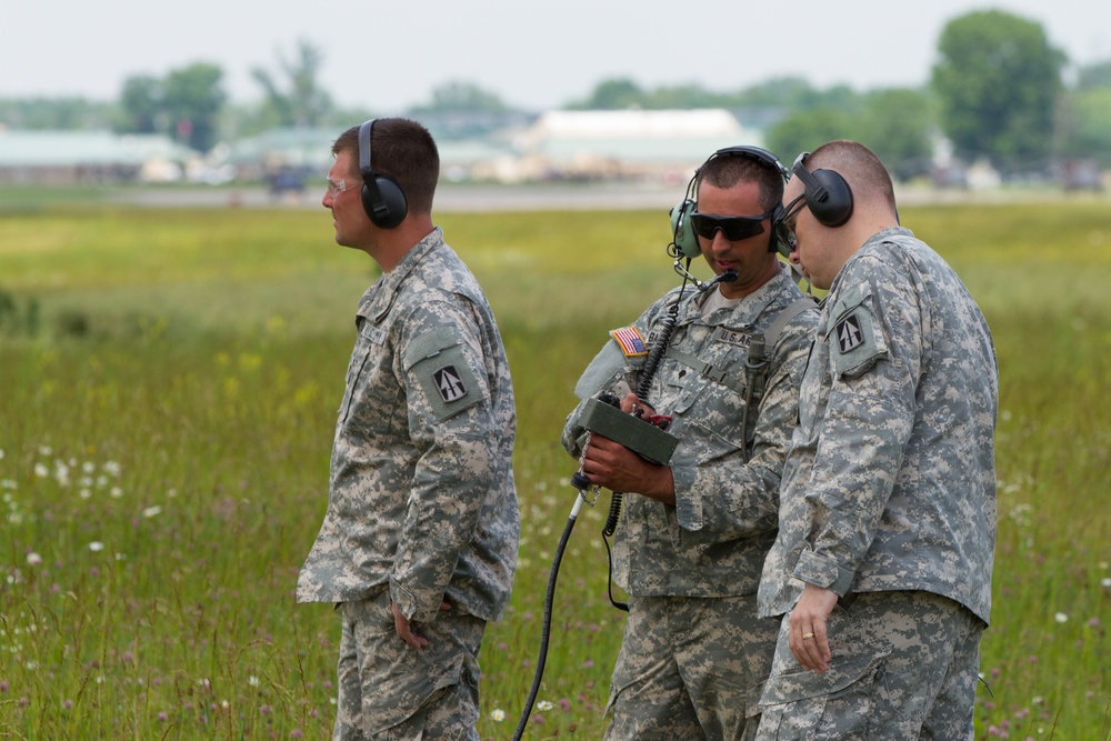 UAV's Support 76th IBCT Training