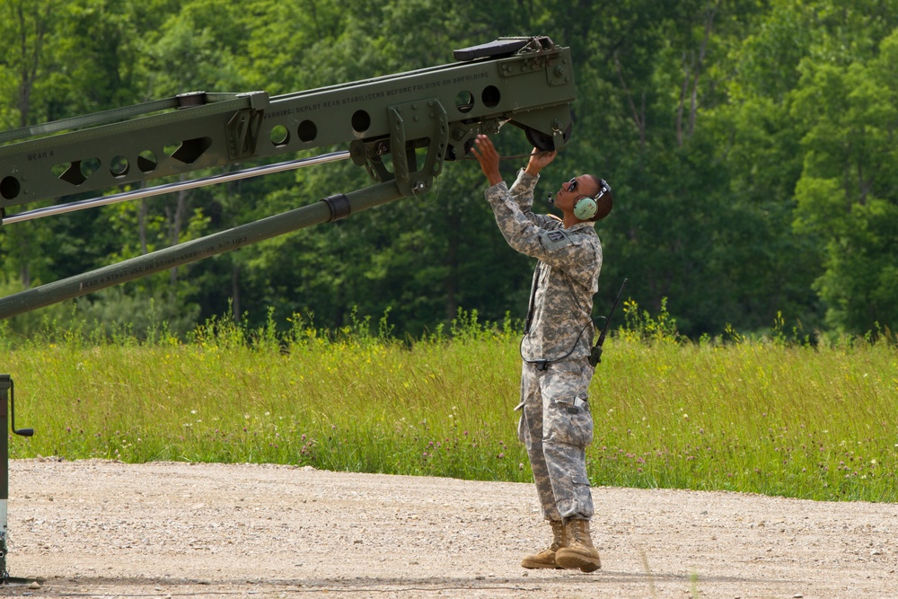 UAV's Support 76th IBCT Training