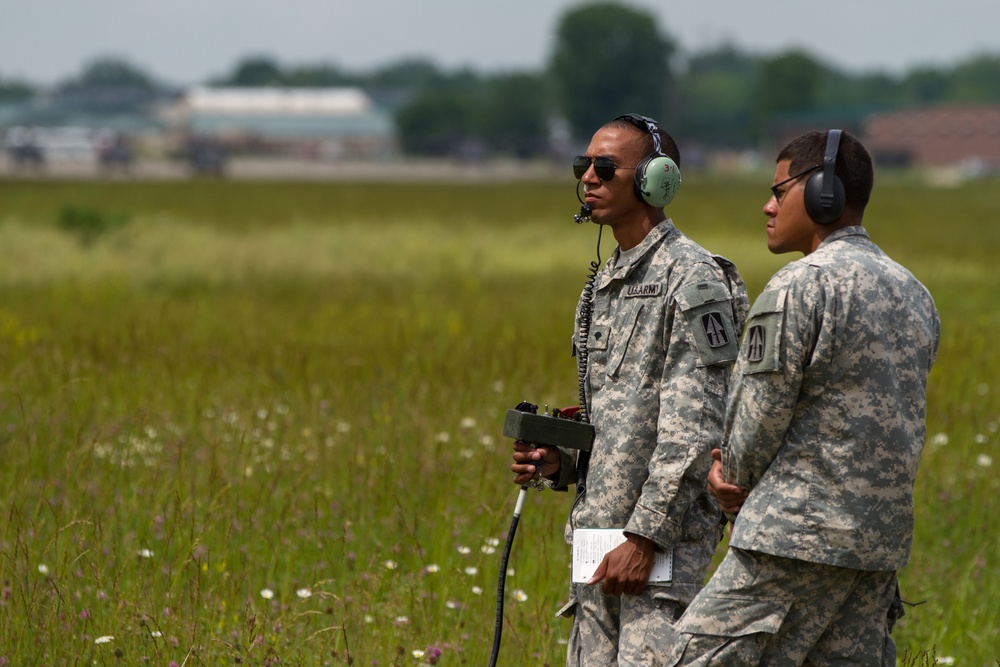 UAV's Support 76th IBCT Training