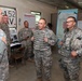 Indiana state adjutant general and state command sergeant major visit 76th IBCT Soldiers during annual training