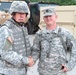 Indiana state adjutant general and state command sergeant major visit 76th IBCT Soldiers during annual training