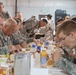 Indiana state adjutant general and state command sergeant major visit 76th IBCT Soldiers during annual training