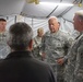 Indiana state adjutant general and state command sergeant major visit 76th IBCT Soldiers during annual training