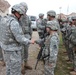 Indiana state adjutant general and state command sergeant major visit 76th IBCT Soldiers during annual training