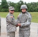 Indiana state adjutant general and state command sergeant major visit 76th IBCT Soldiers during annual training