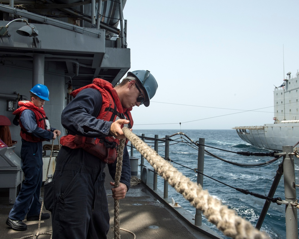 USS Philippine Sea replenishment