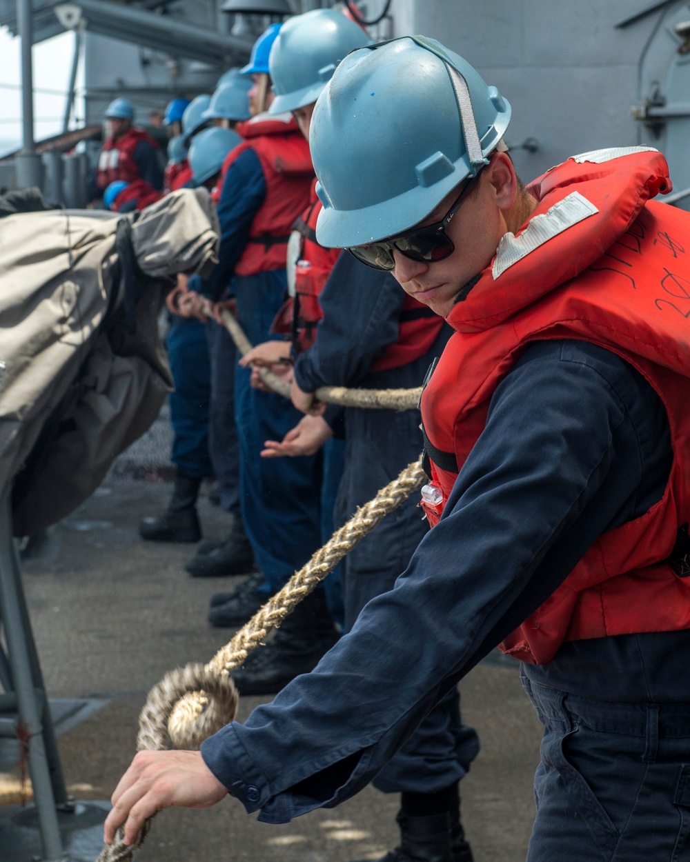 USS Philippine Sea replenishment