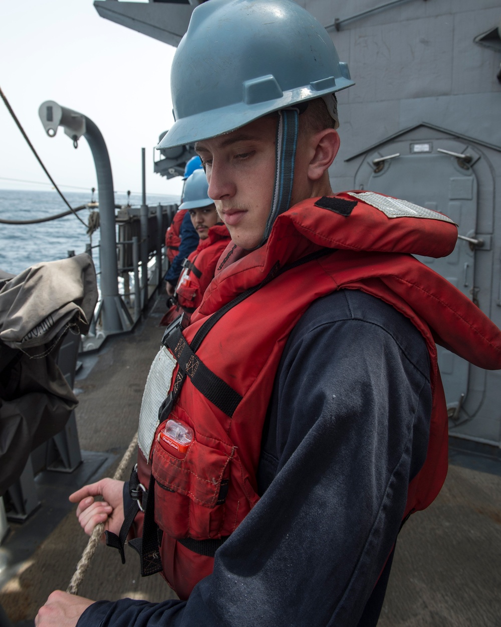 USS Philippine Sea replenishment