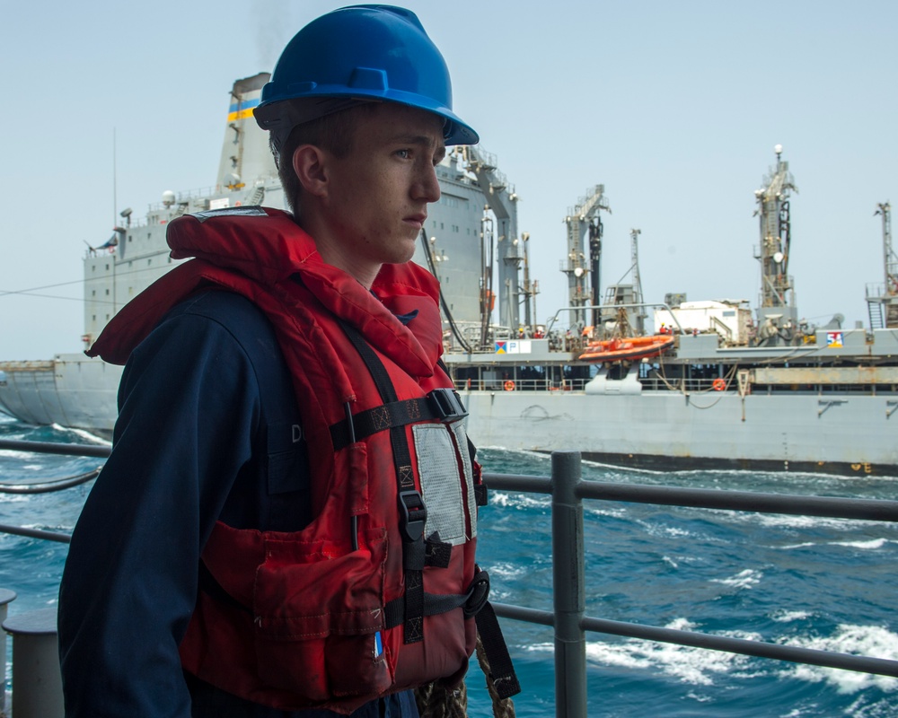 USS Philippine Sea replenishment