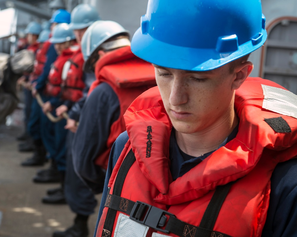 USS Philippine Sea replenishment