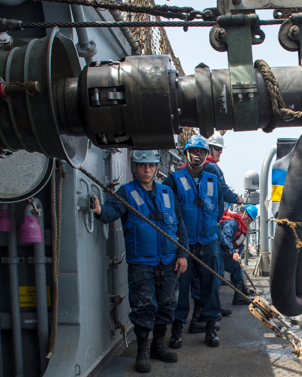 USS Philippine Sea replenishment