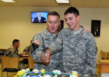Let them eat cake: Troops celebrate Army birthday