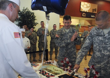 Let them eat cake: Troops celebrate Army birthday