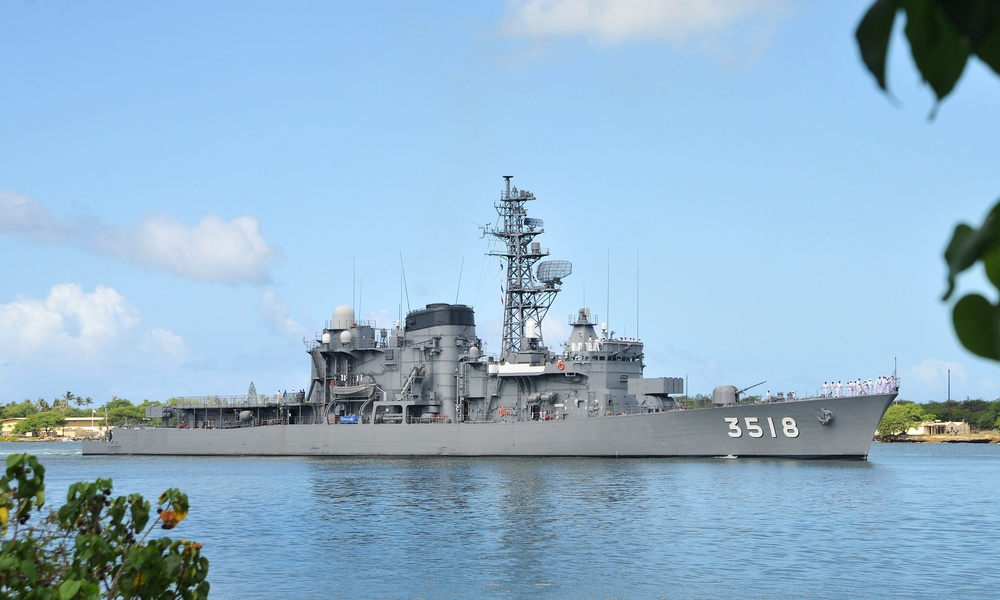 JS Setoyuki arrives at Joint Base Pearl Harbor-Hickam