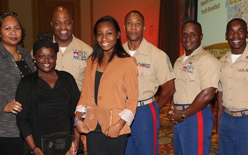 Marines Award Students with Excellence in Leadership Award