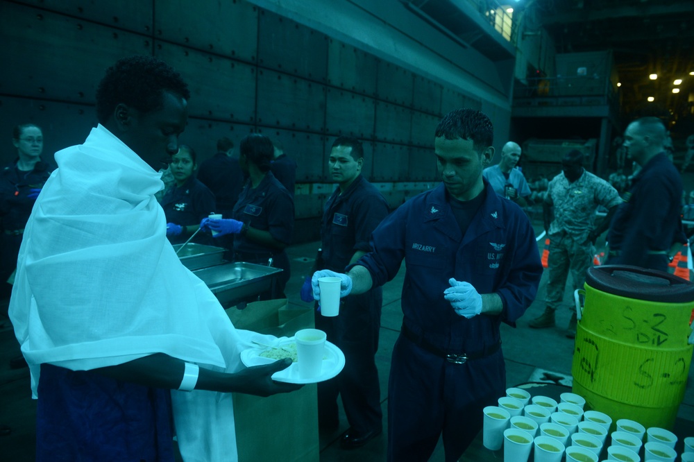 USS Bataan assists vessels, occupants in distress