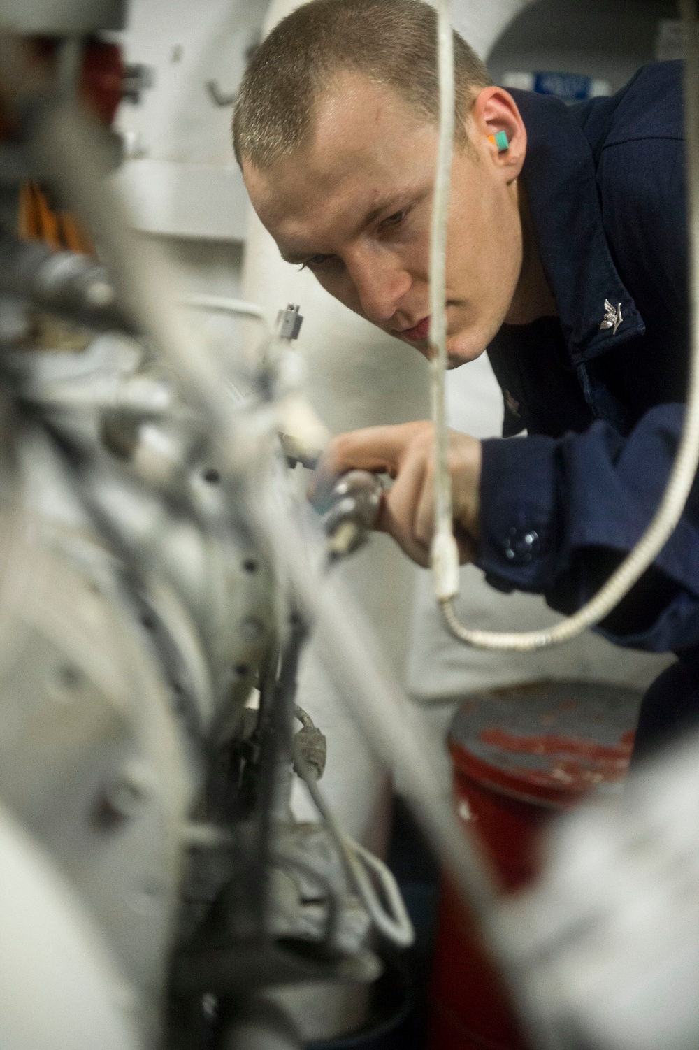 USS Arleigh Burke engineering drill