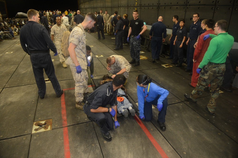 USS Bataan assists vessels, occupants in distress