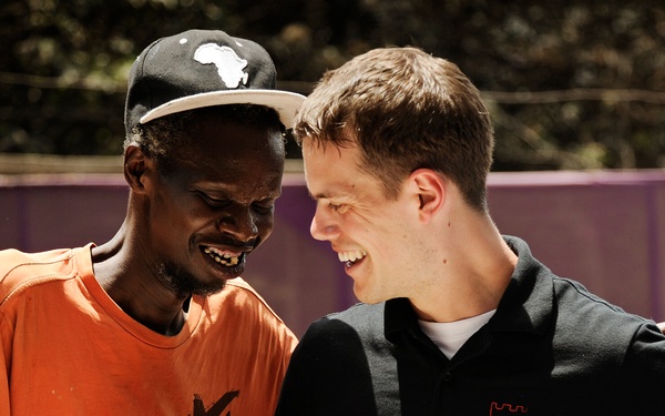 Making friends in Africa