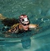 Sgt. Stewart swims at ease during the 2014 US Army Warrior Trials