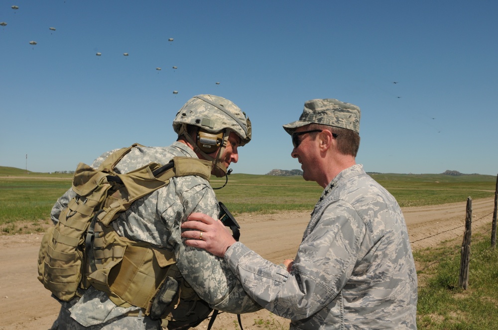 NGB vice chief visits Golden Coyote exercise