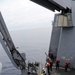 USS San Diego conducts crane operations