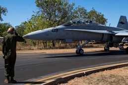 The Bats arrive in Australia for Exercise Southern Frontier