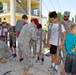 VES 8th graders jump towers