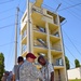 VES 8th graders jump towers