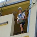 VES 8th graders jump towers
