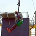 VES 8th graders jump towers